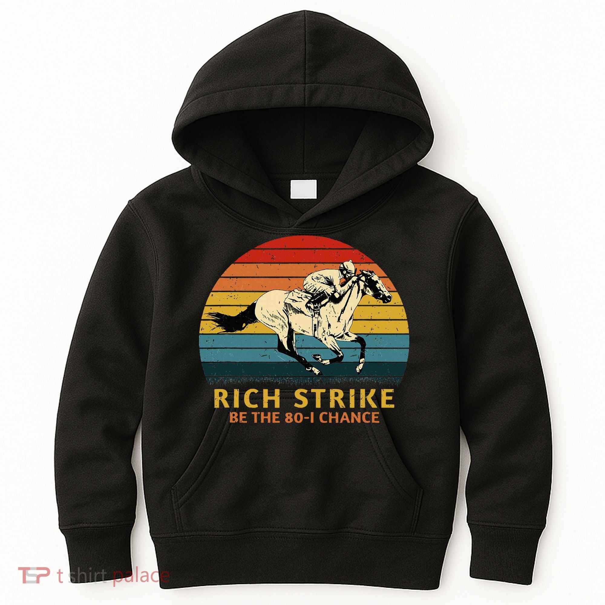 Horse Racing Rich Strike Be The 801 Chance Derby Winner Kids Hoodie