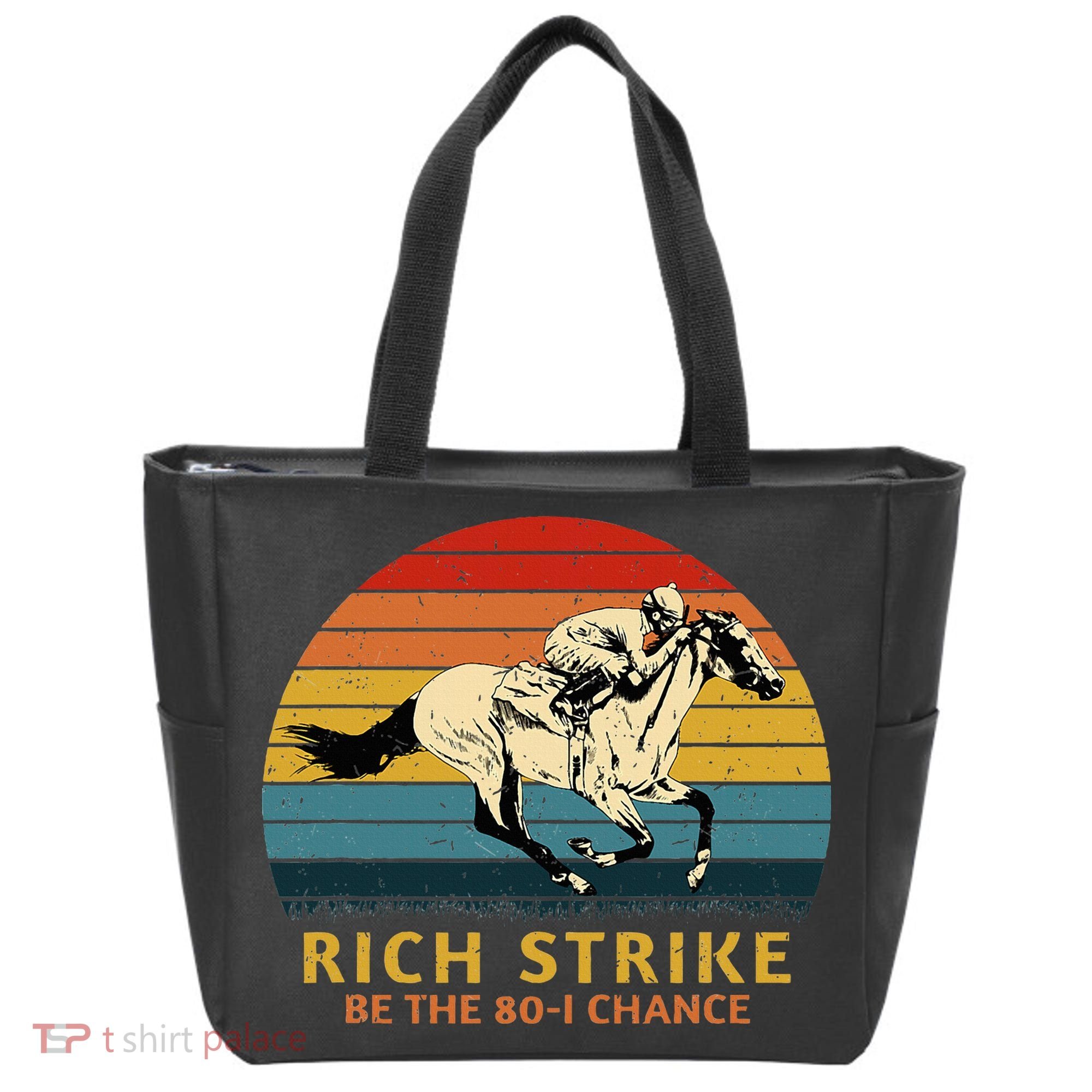 Horse Racing Rich Strike Be The 801 Chance Derby Winner Tote Bag