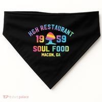 H&H Restaurant Soul Food Macon Ga 1959 USA-Made Doggie Bandana thumb 0