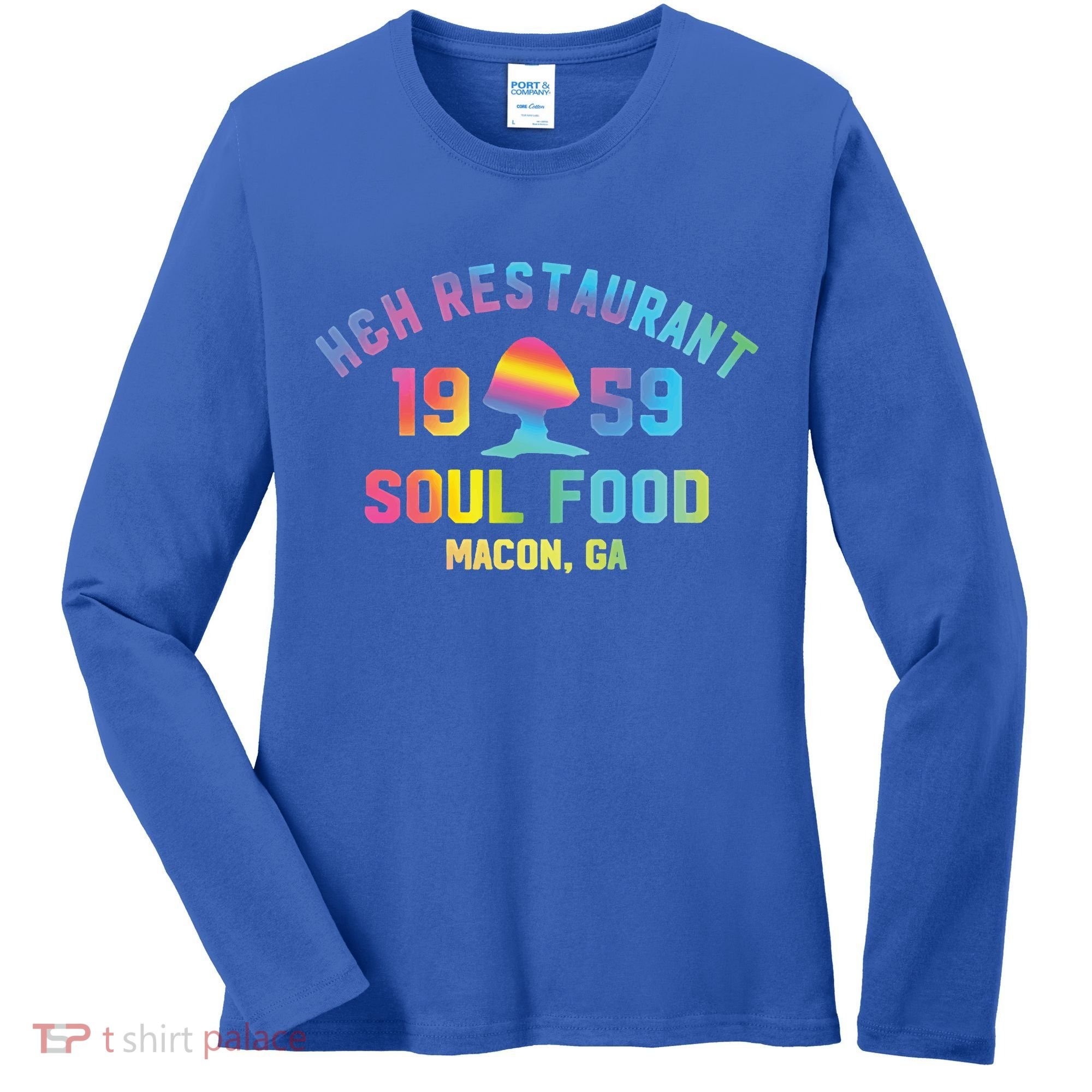 H&H Restaurant Soul Food Macon Ga 1959 Women's Long Sleeve Shirt