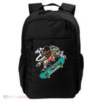 Hipster Riding Skateboard Backpack thumb 0