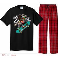 Hipster Riding Skateboard Pajama Set thumb 0