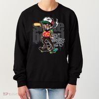 Hipster Riding Skateboard Women's Sweatshirt thumb 0
