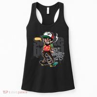 Hipster Riding Skateboard Women's Tank Top thumb 0