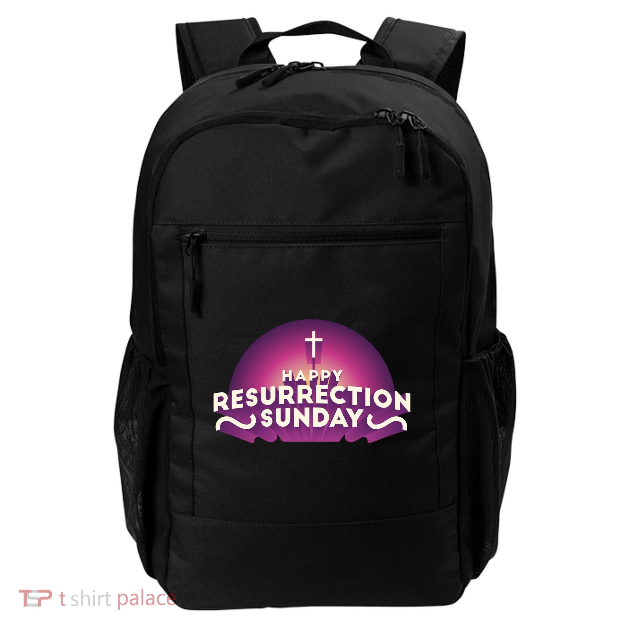 Happy Resurrection Sunday Cross Backpack