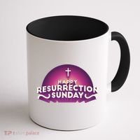 Happy Resurrection Sunday Cross Coffee Mug thumb 1