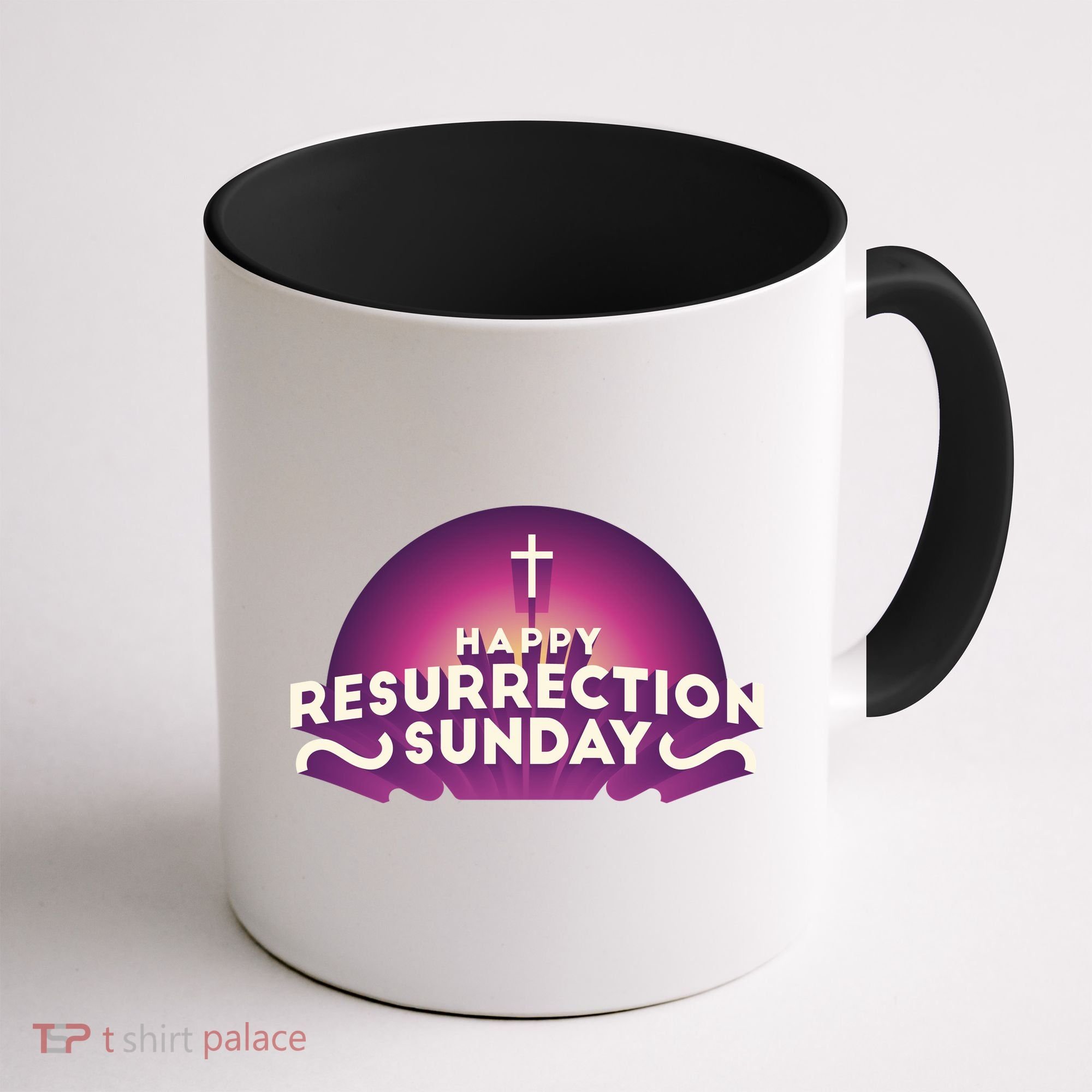 Happy Resurrection Sunday Cross Coffee Mug