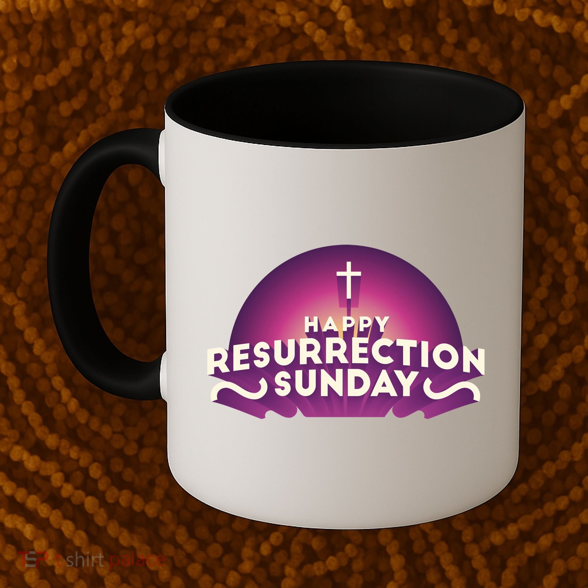 Happy Resurrection Sunday Cross Coffee Mug