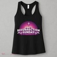 Happy Resurrection Sunday Cross Women's Tank Top thumb 3