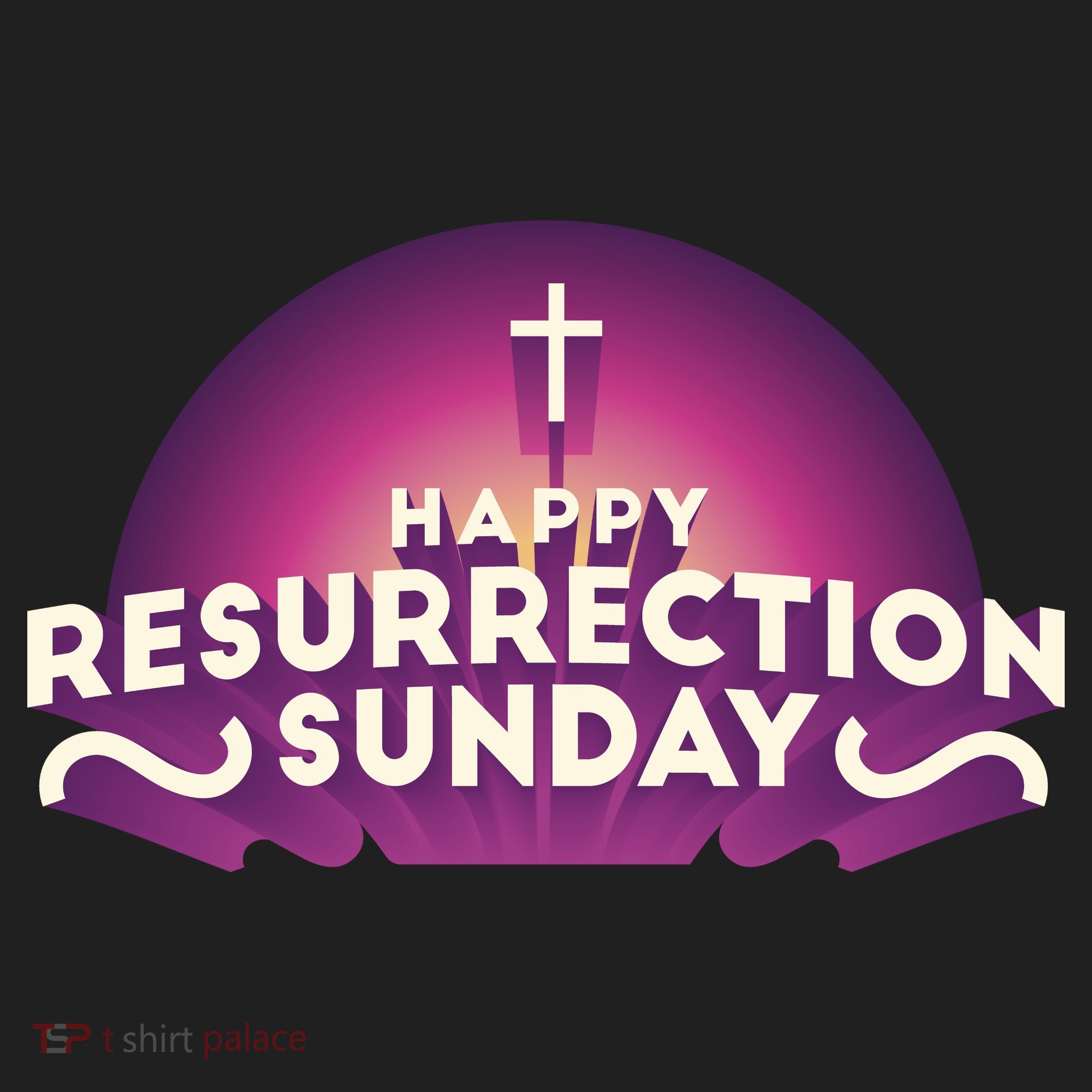 Happy Resurrection Sunday Cross Hat