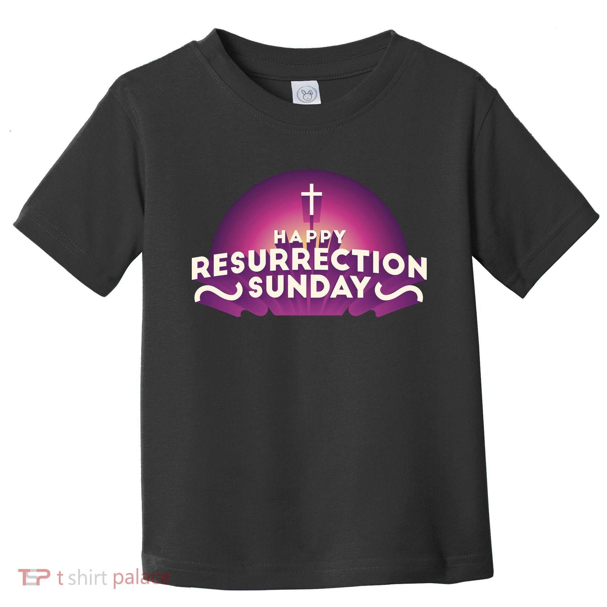 Happy Resurrection Sunday Cross Toddler T-Shirt