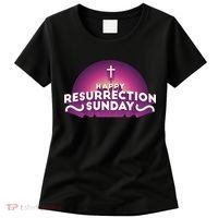 Happy Resurrection Sunday Cross Women's T-Shirt thumb 0