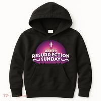 Happy Resurrection Sunday Cross Kids Hoodie thumb 0