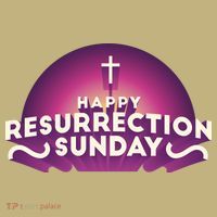 Happy Resurrection Sunday Cross Kids T-Shirt thumb 2