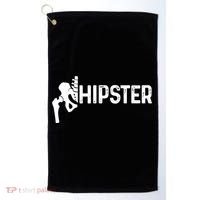 Hip Replacet Surgery Recovery Funny Hippie Hipster Cool Gift Golf Towel thumb 0