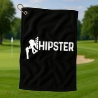 Hip Replacet Surgery Recovery Funny Hippie Hipster Cool Gift Golf Towel thumb 1