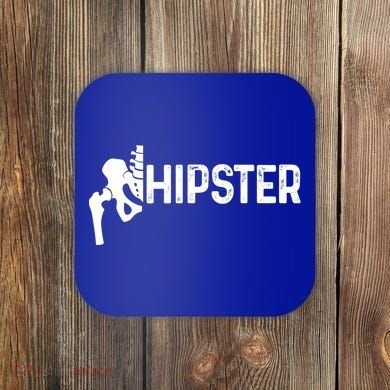 Hip Replacet Surgery Recovery Funny Hippie Hipster Cool Gift Coaster