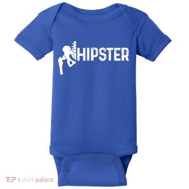 Hip Replacet Surgery Recovery Funny Hippie Hipster Cool Gift Baby Bodysuit