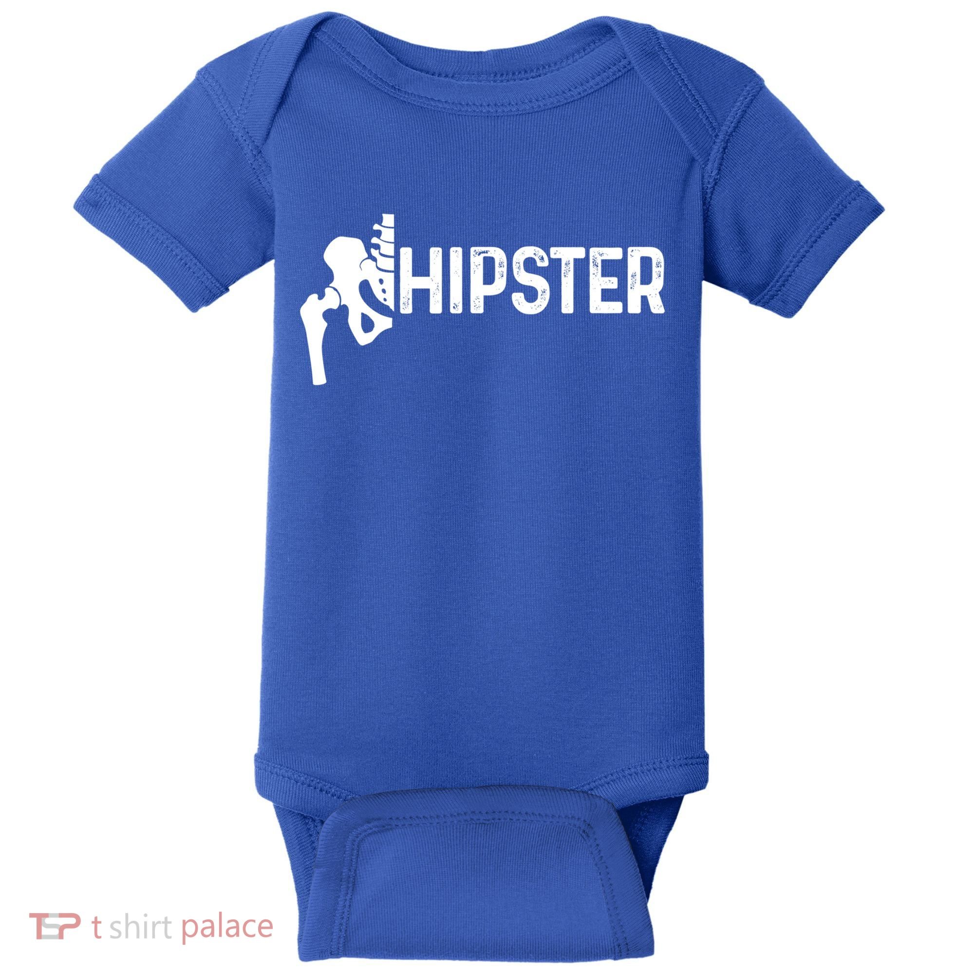 Hip Replacet Surgery Recovery Funny Hippie Hipster Cool Gift Baby Bodysuit