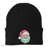 Hand-painted Retro Santa Claus Christmas Cute Beanie thumb 0
