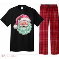 Hand-painted Retro Santa Claus Christmas Cute Pajama Set thumb 0