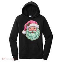Hand-painted Retro Santa Claus Christmas Cute Women's Hoodie thumb 0