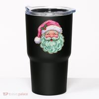 Hand-painted Retro Santa Claus Christmas Cute Tumbler thumb 0