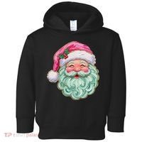 Hand-painted Retro Santa Claus Christmas Cute Toddler Hoodie thumb 0