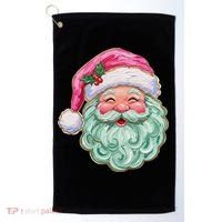 Hand-painted Retro Santa Claus Christmas Cute Golf Towel thumb 0
