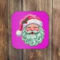 Hand-painted Retro Santa Claus Christmas Cute Coaster thumb 0