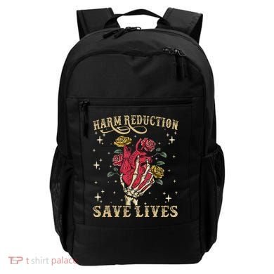 Harm Reduction Save Lives Skeleton Backpack