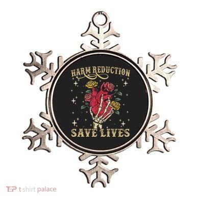 Harm Reduction Save Lives Skeleton Ornament