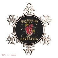 Harm Reduction Save Lives Skeleton Ornament thumb 0