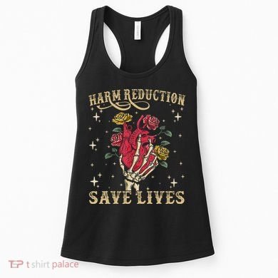 Harm Reduction Save Lives Skeleton Women's Tank Top