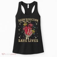 Harm Reduction Save Lives Skeleton Women's Tank Top thumb 0