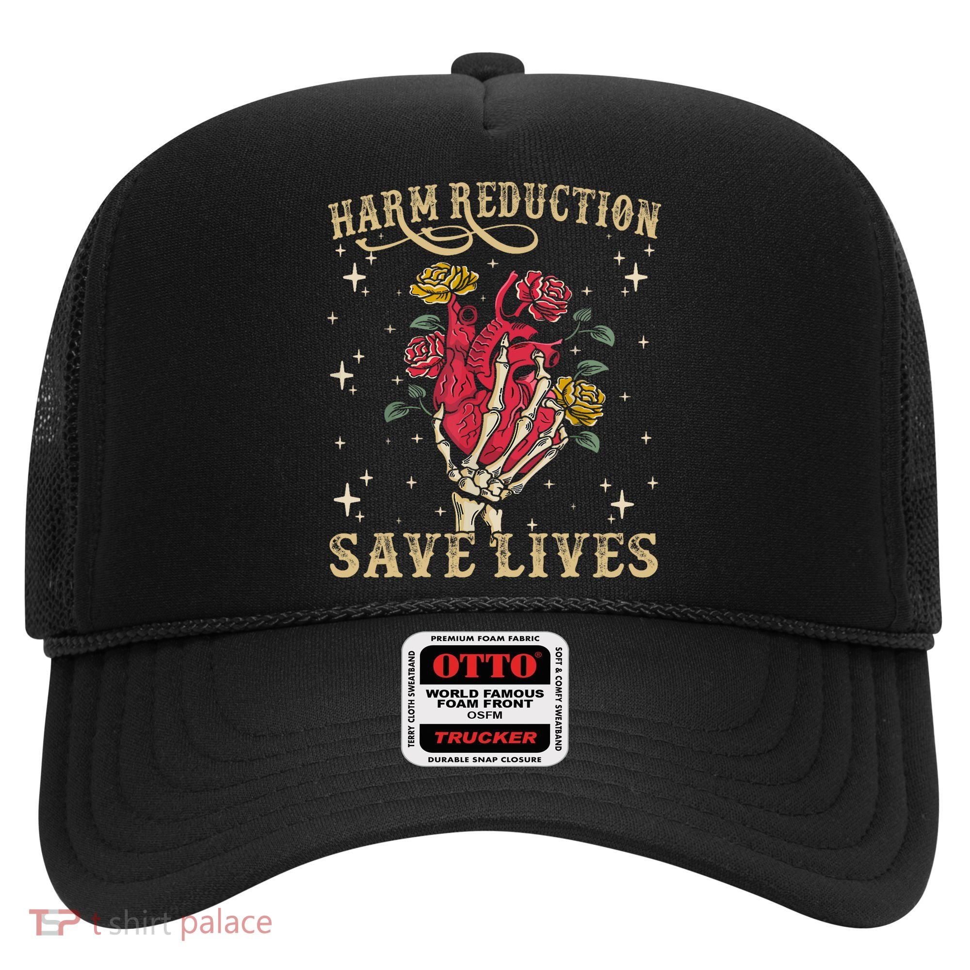 Harm Reduction Save Lives Skeleton Hat