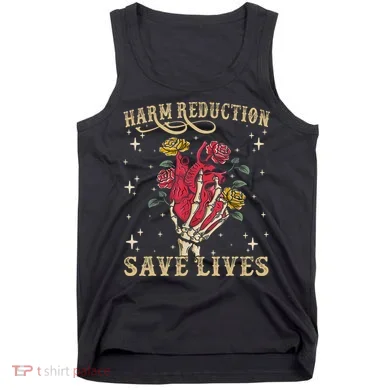 Harm Reduction Save Lives Skeleton Tank Top