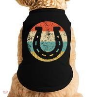 Horseshoe Retro Style Lucky Pullover Doggie Tank thumb 0