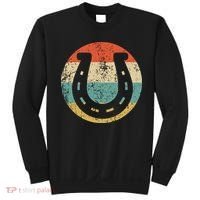 Horseshoe Retro Style Lucky Pullover Sweatshirt thumb 0