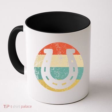Horseshoe Retro Style Lucky Pullover Coffee Mug