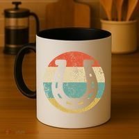 Horseshoe Retro Style Lucky Pullover Coffee Mug thumb 4