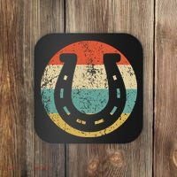 Horseshoe Retro Style Lucky Pullover Coaster thumb 0