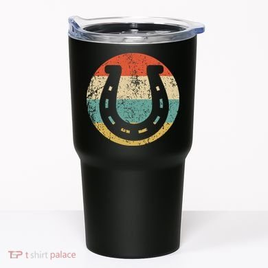 Horseshoe Retro Style Lucky Pullover Tumbler