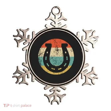 Horseshoe Retro Style Lucky Pullover Ornament