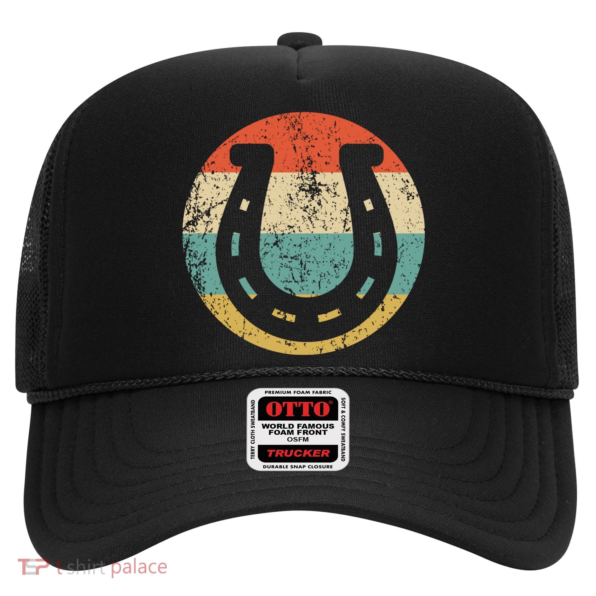Horseshoe Retro Style Lucky Pullover Hat