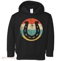 Horseshoe Retro Style Lucky Pullover Toddler Hoodie thumb 0