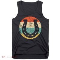 Horseshoe Retro Style Lucky Pullover Tank Top thumb 0