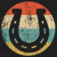 Horseshoe Retro Style Lucky Pullover Golf Towel thumb 3