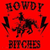 Howdy Rodeo 's Western Country Nashville Cow Santa Hat thumb 1