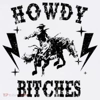Howdy Rodeo 's Western Country Nashville Cow Sweatshirt thumb 3
